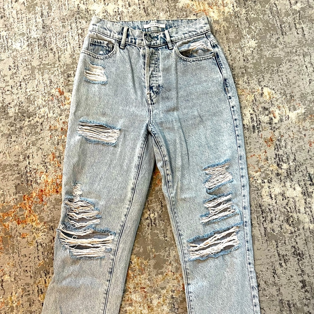 Pacsun High-Rise Straight Leg Jeans